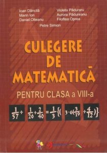 Culegere de matematica, clasa a VIII-a