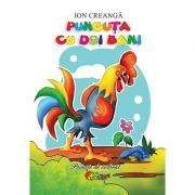 Punguta cu doi bani. Poveste de colorat