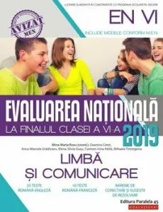 Evaluarea Nationala 2019 la finalul clasei a VI-a. Limba si comunicare de Mina-Maria Rusu