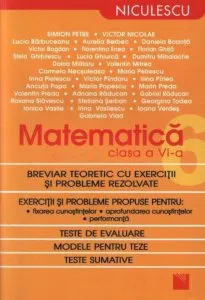 Matematica. Breviar teoretic cu exercitii si probleme rezolvate, clasa a VI-a de Petre Simion