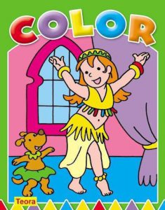 Carte de colorat - dansatoare