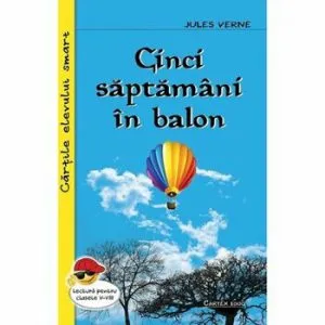 Cinci saptamani in balon de Jules Verne