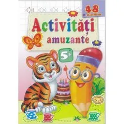 Tigrisorul-Activitati amuzante 5  cu 48 autocolante