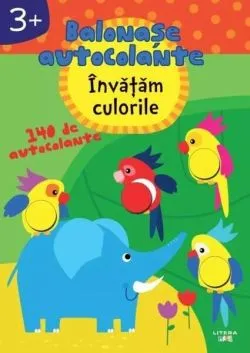 Balonașe autocolante. Învățăm culorile (3 )