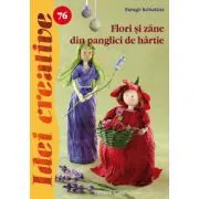 Flori si zane din panglici de hartie de Krisztina Farago