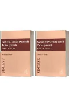 Sinteze de procedura penala. Partea generala Vol.1Vol.2 Ed.5 de Mihail Udroiu