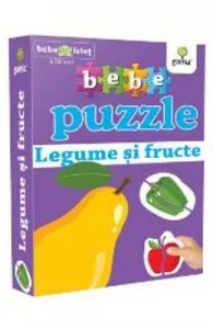 Bebe Puzzle +18 luni de Legume si fructe