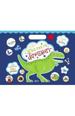 Cartea mea cu dinozauri. Colorez si decorez