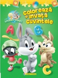 Coloreaza si invata cuvintele. Baby Looney Tunes