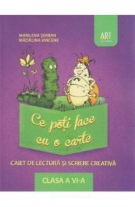 Caiet de lectura si scriere creativa. Ce poti face cu o carte