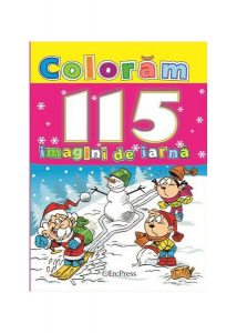 Colorăm 115 imagini de iarnă