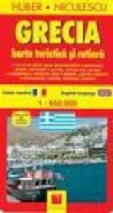 Harta Greciei - turistica si rutiera de Huber Niculescu
