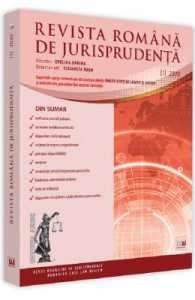 Revista romana de jurisprudenta Nr.1/2020