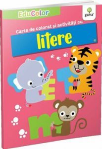 Carte de colorat si activitati cu litere