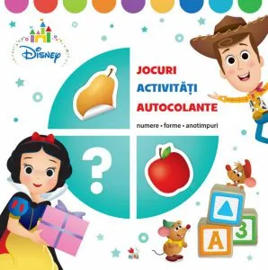 Disney. Jocuri, activități, autocolante. Numere, forme, anotimpuri de Disney