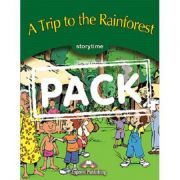 Literatura adaptata pentru copii. A Trip to the Rainforest Set Carte   CD