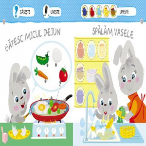 O ajut pe mama. Iepurasul Bunny