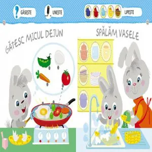 O ajut pe mama. Iepurasul Bunny