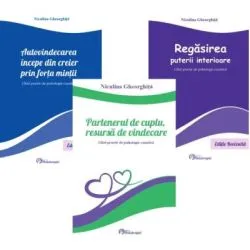 Pachet 3 carti Niculina Gheorghita: Partenerul de cuplu, Regasirea puterii interioare si Autovindecarea incepe din creier de Niculina Gheorghita