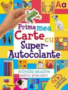 Prima mea carte cu super - autocolante