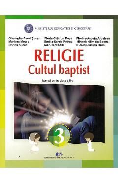 Religie cultul baptist - Clasa 3 - Manual