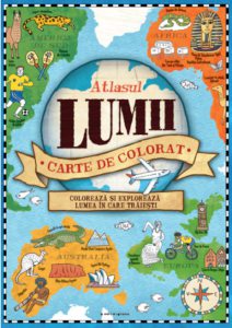 Atlasul lumii (carte de colorat)