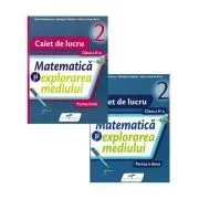 Caiet pentru clasa a 2-a. Matematica si explorarea mediului. Set 2 caiete, Semestrele 1 si 2 de Iliana Dumitrescu