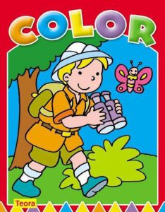 Carte de colorat - explorator