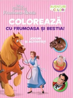 Colorează cu Frumoasa și Bestia