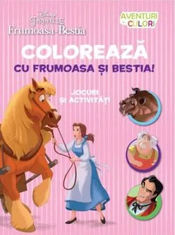 Colorează cu Frumoasa și Bestia