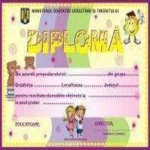 Diploma Prescolari
