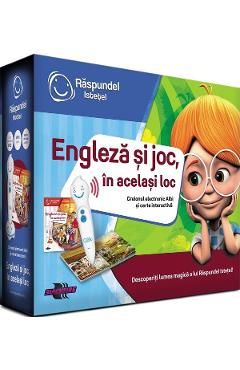 Pachet Raspundel Istetel: Creion si carte. Engleza si joc, in acelasi loc