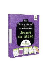 Scrie si sterge! Jocuri cu litere