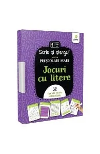 Scrie si sterge! Jocuri cu litere