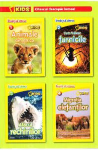 Set 4 volume National Geographic Kids: Citesc si descopar lumea!