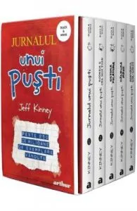 Set Jurnalul unui pusti Vol.1-5 de Jeff Kinney