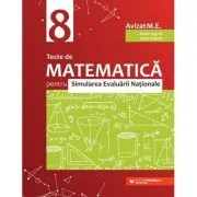 Teste de matematica pentru Simularea Evaluarii Nationale la clasa a 8-a de Anton Negrila