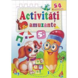 Catelusul-Activitati amuzante 5  cu 54 autocolante