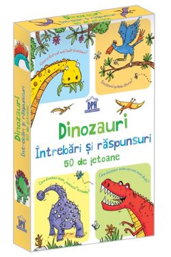 Dinozauri - Intrebari si raspunsuri - 50 de Jetoane