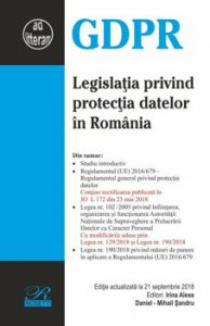 Legislatia privind protectia datelor in Romania