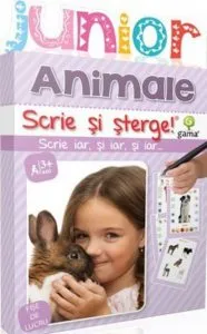 Animale. Junior. Scrie si sterge!
