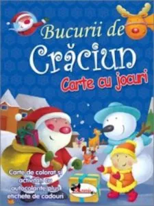 Bucurii de Craciun. Carte cu jocuri