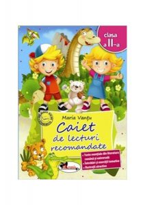 Caiet de lecturi recomandate Clasa a II-a