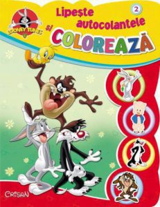 Lipeste autocolantele si coloreaza 2