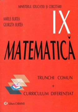 Matematica Tc Cd - Clasa 9 - Manual