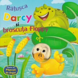 Ratusca darcy si broscuta floppy - cu papusa de deget