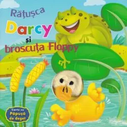 Ratusca darcy si broscuta floppy - cu papusa de deget de Mammoth