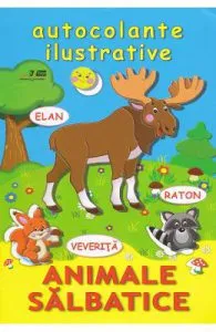 Animale salbatice. Autocolante ilustrative