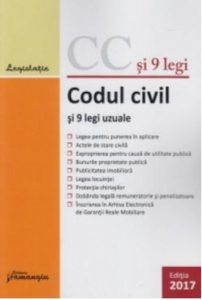 Codul civil si 9 legi uzuale, ed. a 14-a, actualizat 18 ianuarie 2017