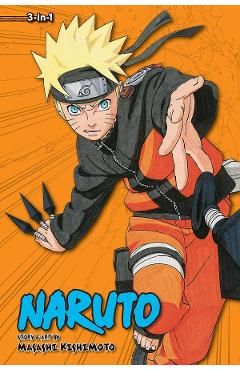 Naruto (3-in-1 Edition) Vol.10